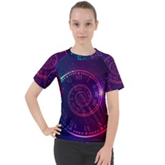 Time Machine Women s Sport Raglan T-shirt