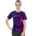 Time Machine Women s Sport Raglan T-Shirt View1