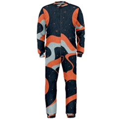 Dessert And Mily Way  pattern  Onepiece Jumpsuit (men) by coffeus