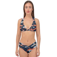 Dessert And Mily Way  pattern  Double Strap Halter Bikini Set by coffeus