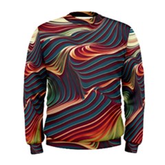 Dessert Storm Wave  pattern  Men s Sweatshirt by coffeus