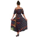 Dessert storm wave  Pattern  Shoulder Straps Boho Maxi Dress  View2