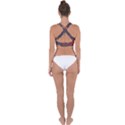 Dessert storm wave  Pattern  Cross Back Hipster Bikini Top  View2