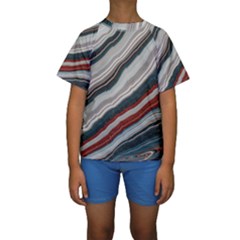 Dessert Road  pattern  All Over Print Design Kids  Short Sleeve Swimwear by coffeus