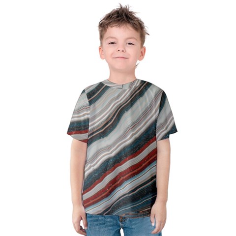 Dessert Road  pattern  All Over Print Design Kids  Cotton T-shirt by coffeus