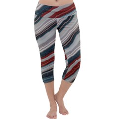 Dessert Road  pattern  All Over Print Design Capri Yoga Leggings