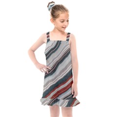 Dessert Road  pattern  All Over Print Design Kids  Overall Dress by coffeus