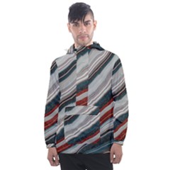 Dessert Road  pattern  All Over Print Design Men s Front Pocket Pullover Windbreaker by coffeus