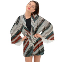 Dessert Road  pattern  All Over Print Design Long Sleeve Kimono by coffeus