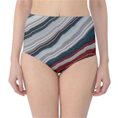 Dessert Road  pattern  All Over Print Design Classic High-waist Bikini Bottoms by coffeus