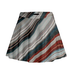 Dessert Road  pattern  All Over Print Design Mini Flare Skirt by coffeus