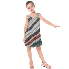 Dessert Road  pattern  All Over Print Design Kids  Sleeveless Dress by coffeus