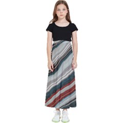 Dessert Road  pattern  All Over Print Design Kids  Flared Maxi Skirt by coffeus