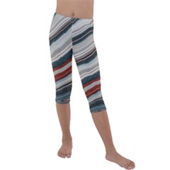 Dessert Road  pattern  All Over Print Design Kids  Lightweight Velour Capri Leggings  by coffeus