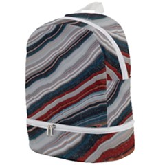 Dessert Road  pattern  All Over Print Design Zip Bottom Backpack by coffeus