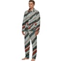 Dessert road  Pattern  all over print design Men s Long Sleeve Velvet Pocket Pajamas Set View3