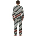 Dessert road  Pattern  all over print design Men s Long Sleeve Velvet Pocket Pajamas Set View4