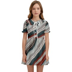 Dessert Road  pattern  All Over Print Design Kids  Sweet Collar Dress by coffeus