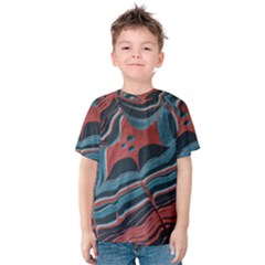 Dessert Land  pattern  All Over Print Design Kids  Cotton T-shirt