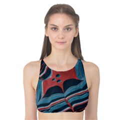 Dessert Land  pattern  All Over Print Design Tank Bikini Top by coffeus