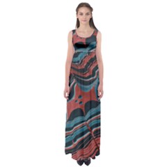 Dessert Land  pattern  All Over Print Design Empire Waist Maxi Dress by coffeus