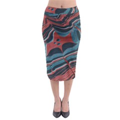 Dessert Land  pattern  All Over Print Design Midi Pencil Skirt by coffeus