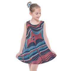 Dessert Land  pattern  All Over Print Design Kids  Summer Dress by coffeus