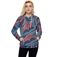 Dessert Land  pattern  All Over Print Design Women s Lightweight Drawstring Hoodie by coffeus