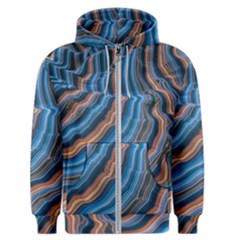 Dessert Waves  pattern  All Over Print Design Men s Zipper Hoodie by coffeus