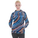 Dessert waves  Pattern  all over Print design Women s Hooded Pullover View1