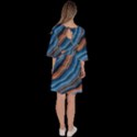 Dessert waves  Pattern  all over Print design Velour Kimono Dress View4