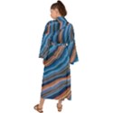 Dessert waves  Pattern  all over Print design Maxi Kimono View2