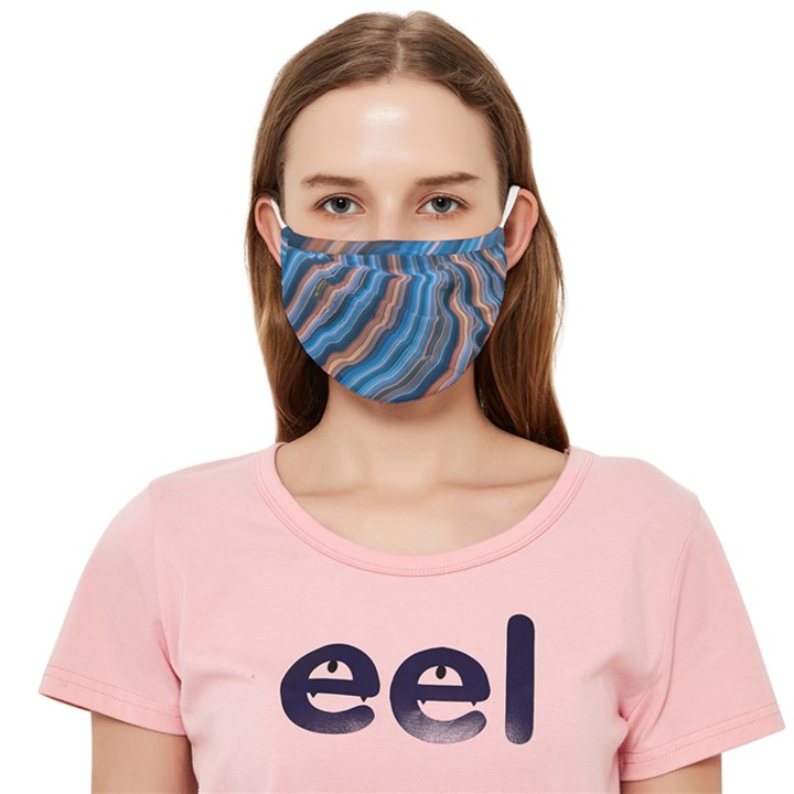 Dessert waves  Pattern  all over Print design Cloth Face Mask (Adult)