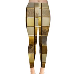 Golden Mosaic Tiles  Everyday Leggings  by essentialimage