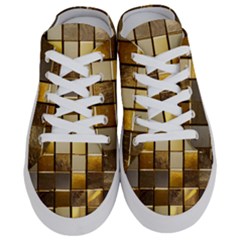 Golden Mosaic Tiles  Half Slippers by essentialimage