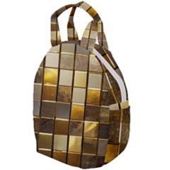 Golden Mosaic Tiles  Travel Backpack by essentialimage