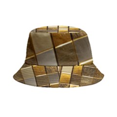 Golden Mosaic Tiles  Inside Out Bucket Hat by essentialimage