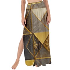 Golden Mosaic Tiles  Maxi Chiffon Tie-up Sarong by essentialimage365