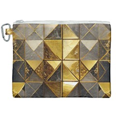 Golden Mosaic Tiles  Canvas Cosmetic Bag (xxl) by essentialimage365