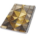 Golden Mosaic Tiles  5.5  x 8.5  Notebook View2