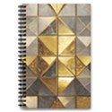 Golden Mosaic Tiles  5.5  x 8.5  Notebook View3