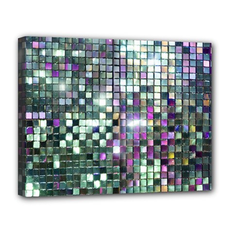 Disco Mosaic Magic Canvas 14  X 11  (stretched) by essentialimage365