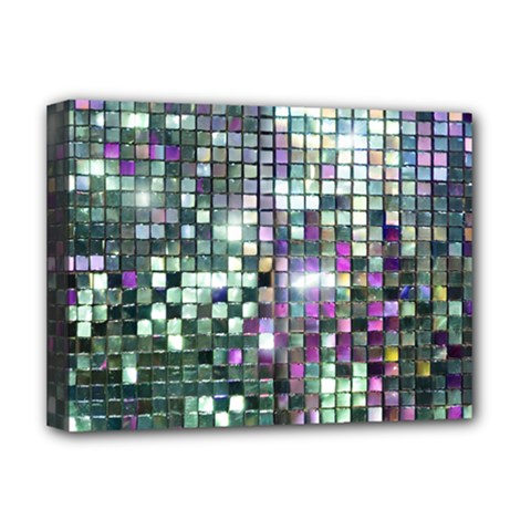 Disco Mosaic Magic Deluxe Canvas 16  X 12  (stretched)  by essentialimage365