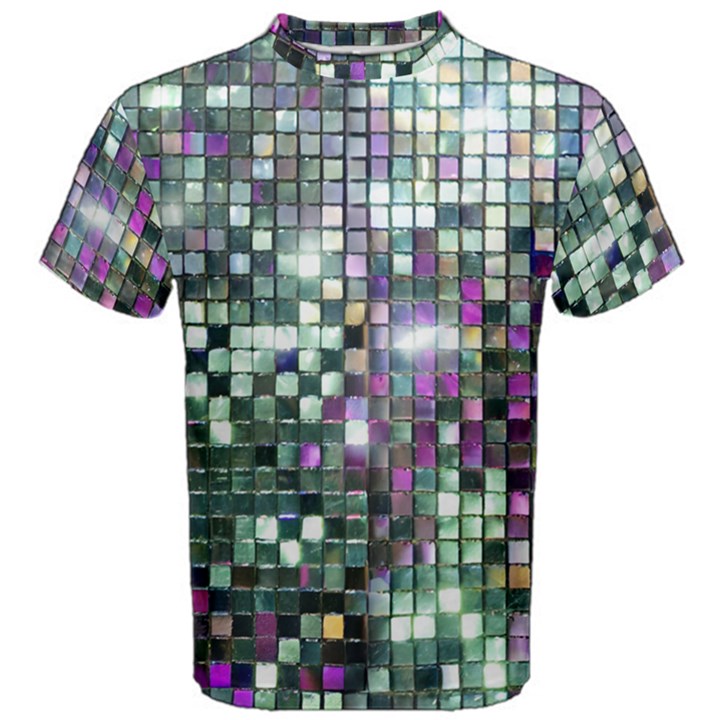 Disco Mosaic Magic Men s Cotton T-Shirt