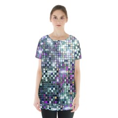 Disco Mosaic Magic Skirt Hem Sports Top by essentialimage365