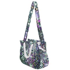 Disco Mosaic Magic Rope Handles Shoulder Strap Bag by essentialimage365