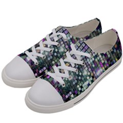 Disco Mosaic Magic Women s Low Top Canvas Sneakers by essentialimage365