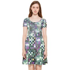 Disco Mosaic Magic Inside Out Cap Sleeve Dress by essentialimage365