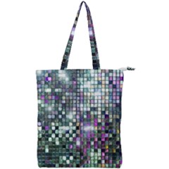 Disco Mosaic Magic Double Zip Up Tote Bag by essentialimage365