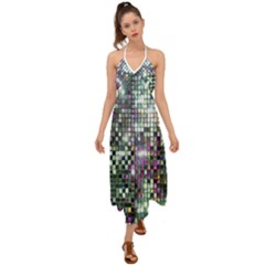 Disco Mosaic Magic Halter Tie Back Dress  by essentialimage365